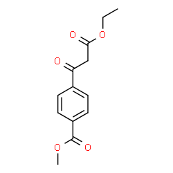 ChemSpider 2D Image | Ethyl 4-Methoxycarbonylbenzoylacetate | C13H14O5