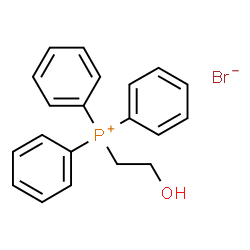ChemSpider 2D Image | (2-Hydroxyethyl)triphenylphosphonium bromide | C20H20BrOP
