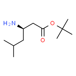 ChemSpider 2D Image | tert-Butyl (3R)-3-amino-5-methylhexanoate | C11H23NO2