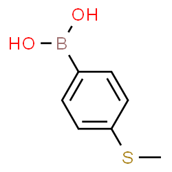 ChemSpider 2D Image | 4-(Methylthio)phenylboronic acid | C7H9BO2S