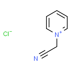 ChemSpider 2D Image | 1-(Cyanomethyl)pyridinium chloride | C7H7ClN2
