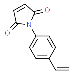 ChemSpider 2D Image | N-(4-vinylphenyl)maleimide | C12H9NO2