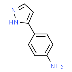 ChemSpider 2D Image | 3-(4-Aminophenyl)pyrazole | C9H9N3