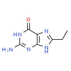 ChemSpider 2D Image | 8-Ethylguanine | C7H9N5O