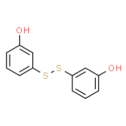 ChemSpider 2D Image | 3,3'-Disulfanediyldiphenol | C12H10O2S2