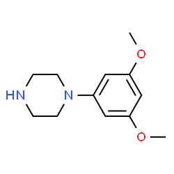 ChemSpider 2D Image | 1-(3,5-DIMETHOXYPHENYL)PIPERAZINE | C12H18N2O2