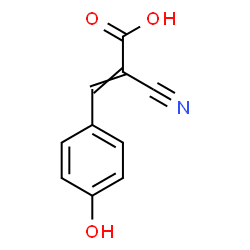 ChemSpider 2D Image | ?-cyano-4-hydroxycinnamic acid | C10H7NO3