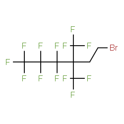 ChemSpider 2D Image | 6-Bromo-1,1,1,2,2,3,3-heptafluoro-4,4-bis(trifluoromethyl)hexane | C8H4BrF13