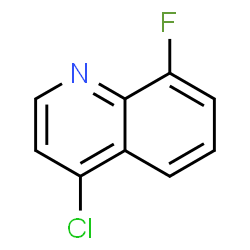 ChemSpider 2D Image | 4-Chloro-8-fluoroquinoline | C9H5ClFN
