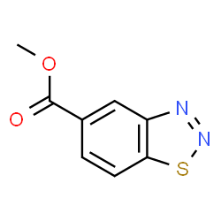 ChemSpider 2D Image | METHYL 1,2,3-BENZOTHIADIAZOLE-5-CARBOXYLATE | C8H6N2O2S