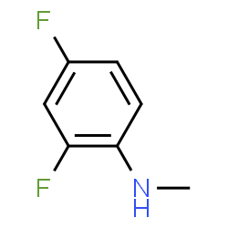 ChemSpider 2D Image | 2,4-DIFLUORO-N-METHYLANILINE | C7H7F2N