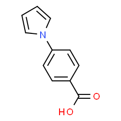 ChemSpider 2D Image | 4-(1H-Pyrrol-1-yl)benzoic acid | C11H9NO2