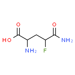 ChemSpider 2D Image | 4-Fluoroglutamine | C5H9FN2O3