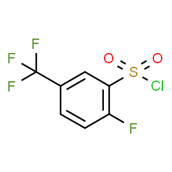 ChemSpider 2D Image | 2-Fluoro-5-(trifluoromethyl)benzenesulfonyl chloride | C7H3ClF4O2S