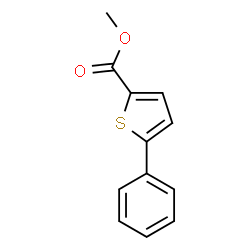 ChemSpider 2D Image | Methyl 5-phenyl-2-thiophenecarboxylate | C12H10O2S