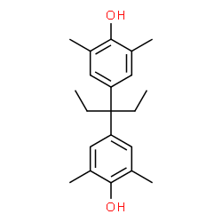 ChemSpider 2D Image | 4,4'-Pentane-3,3-diylbis(2,6-dimethylphenol) | C21H28O2