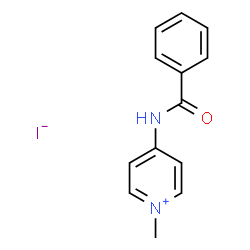 ChemSpider 2D Image | 4-(Benzoylamino)-1-methylpyridinium iodide | C13H13IN2O