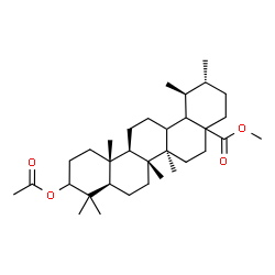 ChemSpider 2D Image | Methyl (13xi,17xi,18xi)-3-acetoxyursan-28-oate | C33H54O4