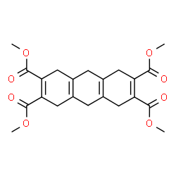 ChemSpider 2D Image | Tetramethyl 1,4,5,8,9,10-hexahydro-2,3,6,7-anthracenetetracarboxylate | C22H24O8