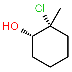 ChemSpider 2D Image | (1S,2R)-2-Chloro-2-methylcyclohexanol | C7H13ClO
