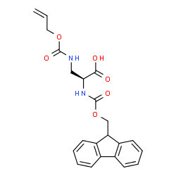 ChemSpider 2D Image | Fmoc-Dap(Alloc)-OH | C22H22N2O6