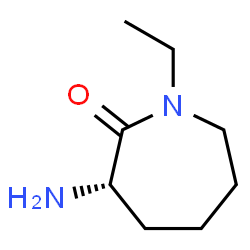 ChemSpider 2D Image | (S)-3-amino-1-ethylazepan-2-one | C8H16N2O