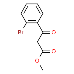 ChemSpider 2D Image | Methyl 3-(2-bromophenyl)-3-oxopropanoate | C10H9BrO3