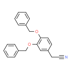 ChemSpider 2D Image | 3,4-Dibenzyloxyphenylacetonitrile | C22H19NO2