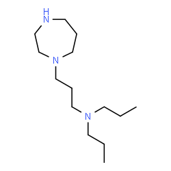 ChemSpider 2D Image | 1-(3-DIPROPYLAMINO-PROPYL)HOMOPIPERAZINE | C14H31N3