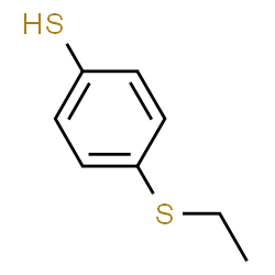 ChemSpider 2D Image | 4-(Ethylsulfanyl)benzenethiol | C8H10S2