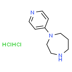ChemSpider 2D Image | 1-(4-Pyridyl)homopiperazine dihydrochloride | C10H17Cl2N3