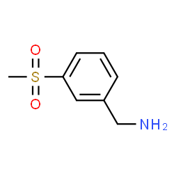 ChemSpider 2D Image | 3-(Methylsulfonyl)phenyl]methanamine | C8H11NO2S