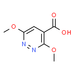 ChemSpider 2D Image | 3,6-Dimethoxy-4-pyridazinecarboxylic acid | C7H8N2O4