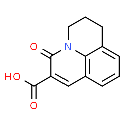 ChemSpider 2D Image | 2,3-dihydro-5-oxo-1H,5H-Benzo[ij]quinolizine-6-carboxylic acid | C13H11NO3