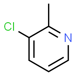 ChemSpider 2D Image | 3-Chloro-2-picoline | C6H6ClN
