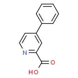 ChemSpider 2D Image | 4-Phenylpyridine-2-carboxylicacid | C12H9NO2