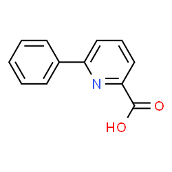 ChemSpider 2D Image | 6-Phenylpicolinic acid | C12H9NO2