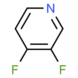 ChemSpider 2D Image | 3,4-DIFLUOROPYRIDINE | C5H3F2N