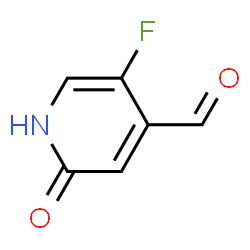 ChemSpider 2D Image | 5-Fluoro-2-hydroxyisonicotinaldehyde | C6H4FNO2
