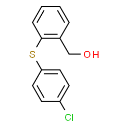 ChemSpider 2D Image | {2-[(4-Chlorophenyl)sulfanyl]phenyl}methanol | C13H11ClOS