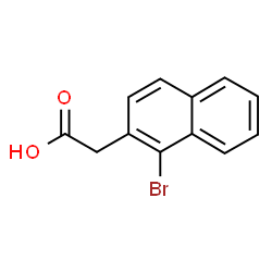 ChemSpider 2D Image | (1-Bromo-2-naphthyl)acetic acid | C12H9BrO2
