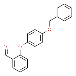 ChemSpider 2D Image | 2-[4-(Benzyloxy)phenoxy]benzaldehyde | C20H16O3