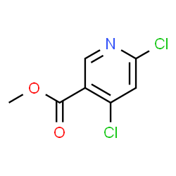 ChemSpider 2D Image | Methyl 4,6-dichloronicotinate | C7H5Cl2NO2
