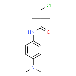 ChemSpider 2D Image | 3-Chloro-N-[4-(dimethylamino)phenyl]-2,2-dimethylpropanamide | C13H19ClN2O