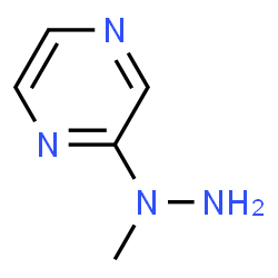 ChemSpider 2D Image | 2-(1-Methylhydrazino)pyrazine | C5H8N4