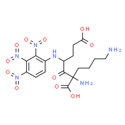 ChemSpider 2D Image | Trinitrophenylglutamyllysine | C17H22N6O11