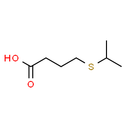 ChemSpider 2D Image | 4-(Isopropylsulfanyl)butanoic acid | C7H14O2S