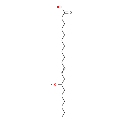 ChemSpider 2D Image | 14-Hydroxy-11-icosenoic acid | C20H38O3
