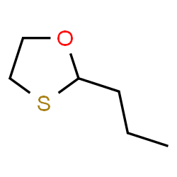 ChemSpider 2D Image | 2-Propyl-1,3-oxathiolane | C6H12OS