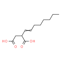 ChemSpider 2D Image | 2-(2'-Octenyl)succinic acid | C12H20O4